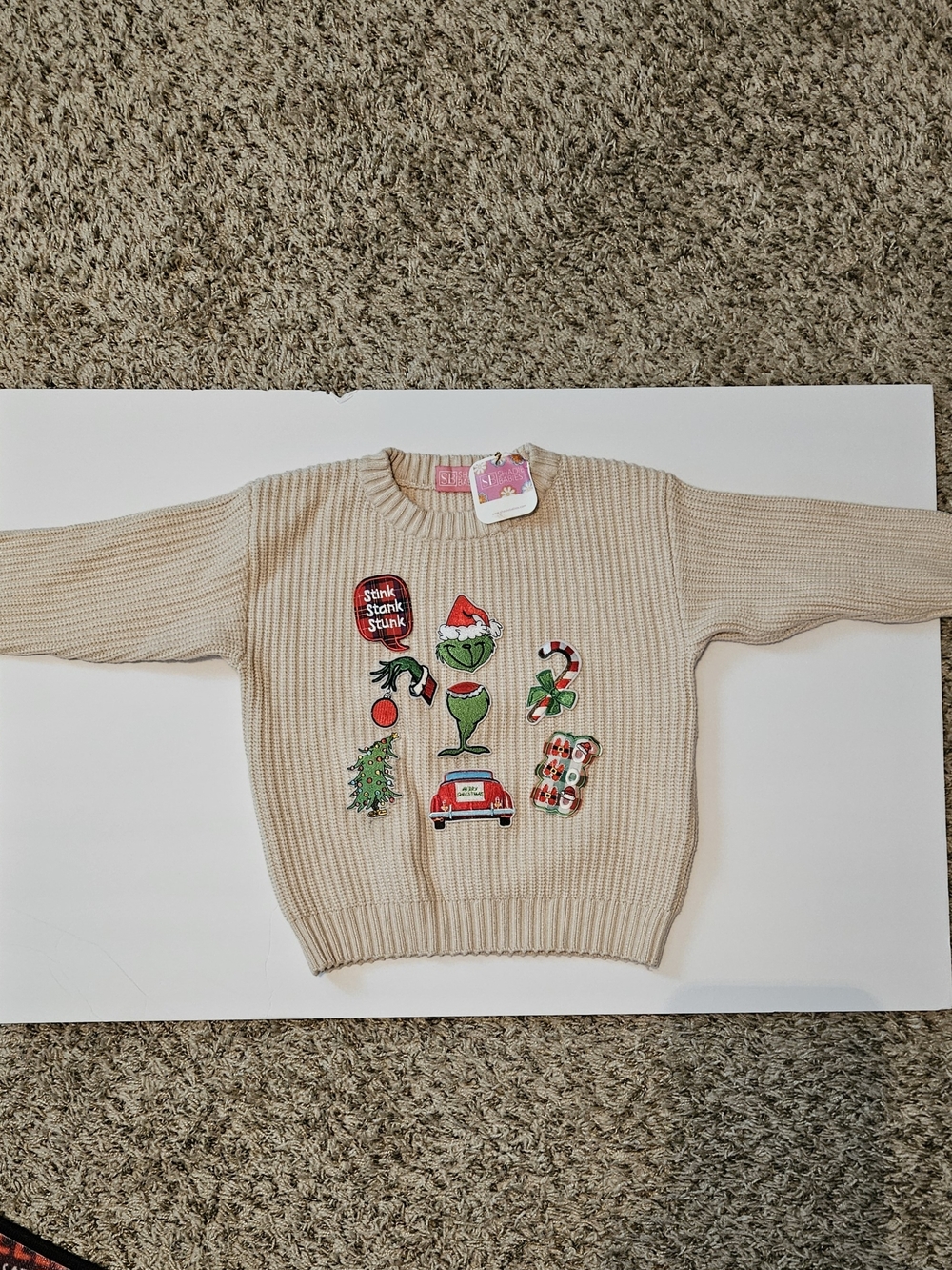 Shadie Babies Grinch Holiday Sweater